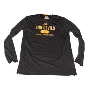 Adidas Arizona State Sun Devils Long Sleeve Shirt Black Men’s Large